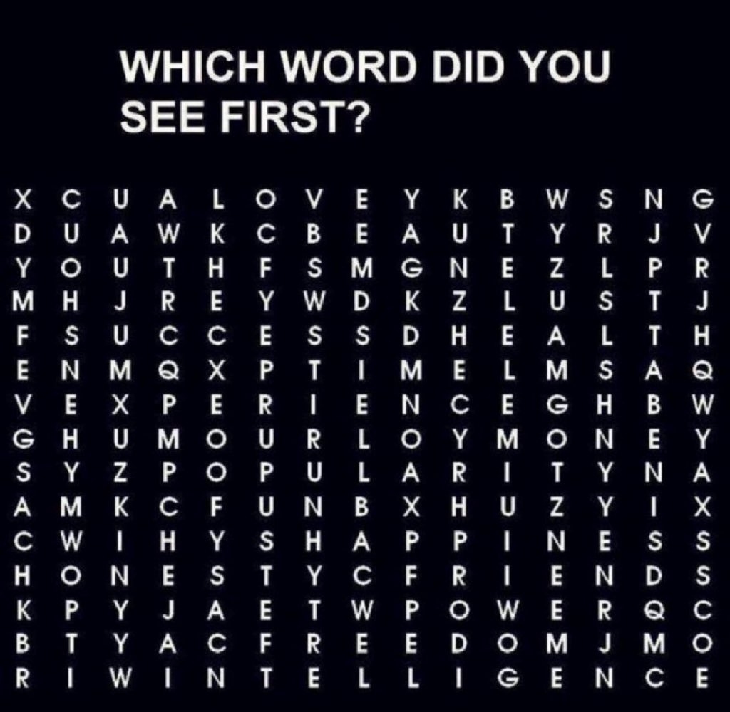 Post below the first word you see.