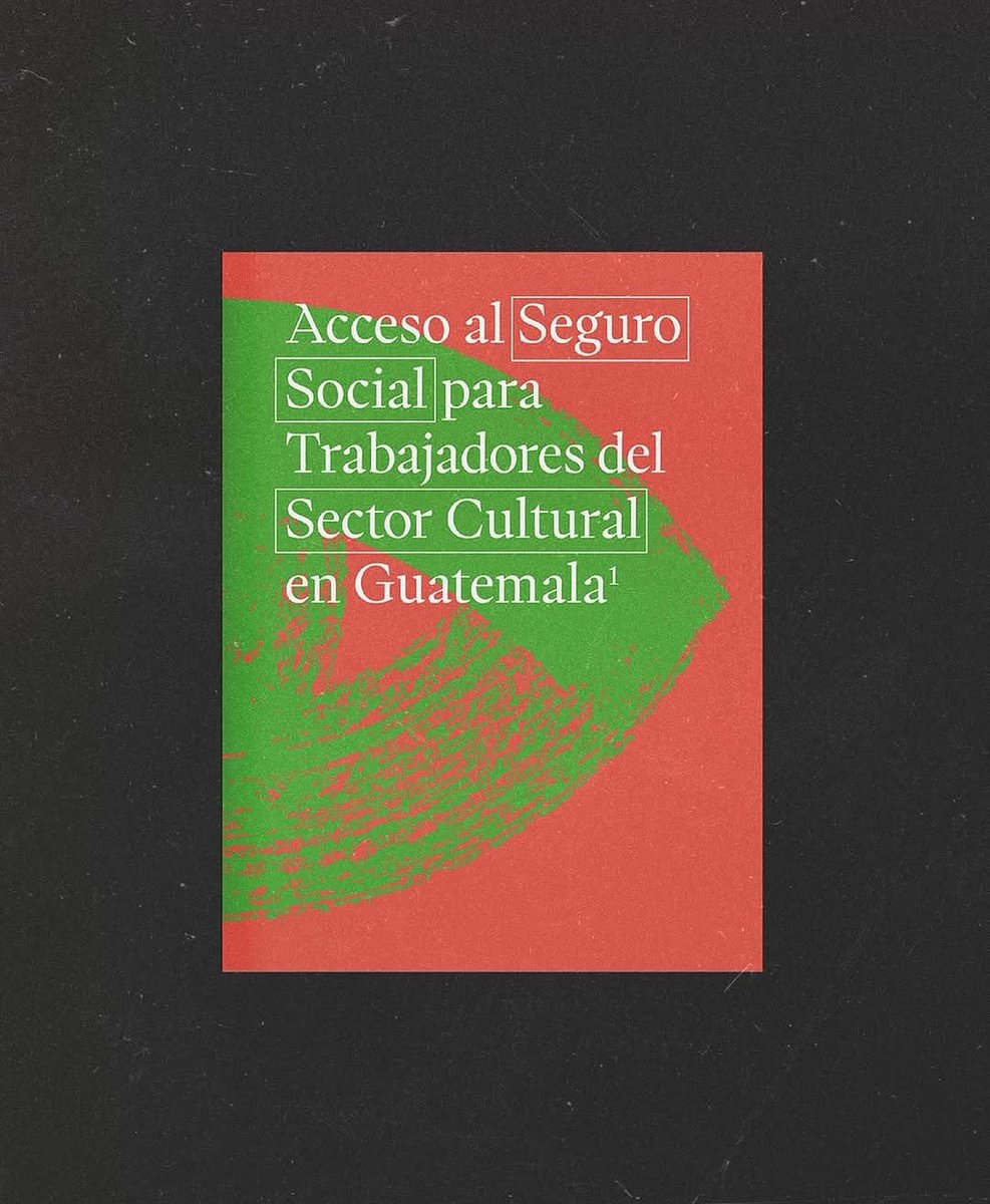 Hola revoltosas, les invitamos al diálogo abierto “Así se trabaja en Guatemala: sin trabajo, sin seguro”, sobre las condiciones laborales del sector cultural y el acceso al seguro social 🧾

📅 Jue 23 oct  . 11 horas
📍 CCE, Edificio Lux, zona 1
🎟️ Entrada libre