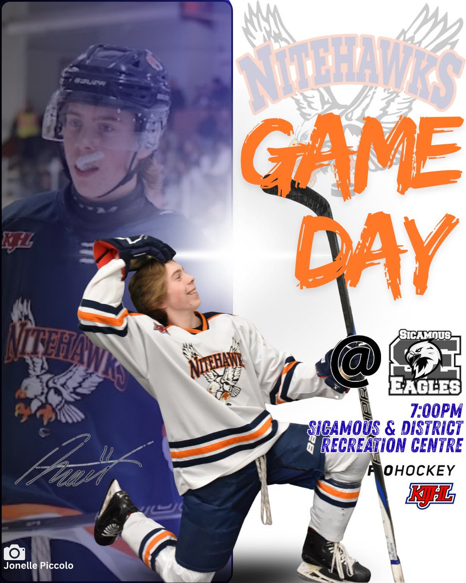 🚨NITEHAWKS GAMEDAY🚨

🚌Que the road trip! Hawks head out for two games this weekend starting things off in Sicamous to take on the Eagles!

📍Sicamous, BC
🆚<a href="/Sicamous_Eagles/">Sicamous Eagles</a> 
⏰7:00pm
📺FloHockey
#Nitehawks #KIJHL