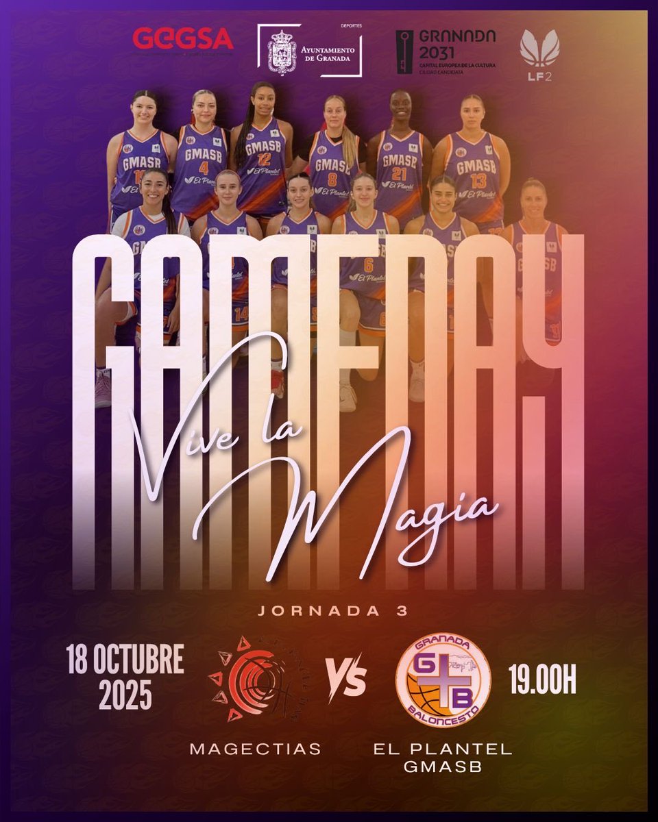 ✈️ Nueva jornada para nuestro #LF2 y pondremos rumbo a las Islas Canarias. 

🙌 Las chicas de <a href="/Robertoo_Ariza/">Roberto Giron Ariza</a> buscarán la primera victoria de la temporada frente a <a href="/magectias1995/">Magec Tías</a>. 

💪🏻 El sábado, a partir de las 19:00h, todo el mundo #ViveLaMagia a través del Canal FEB.