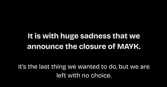 Sad news today from MAYK. The charity has announced it will be closing permanently. It really is tough times for cultural organisations: backstagebristol.com/bristol-mayk-a…