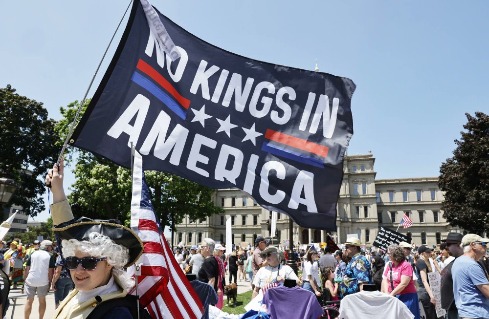 If you're going to No Kings tomorrow, leave the bear spray, weapons, and zip ties at home - this is NOT a Republican event.