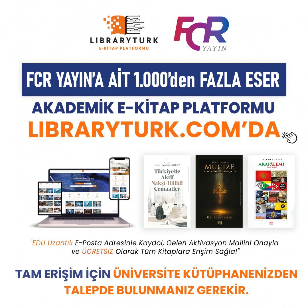 FCR Yayın'a ait eserler E-kitap olarak libraryturk.com adresinde sizlerle