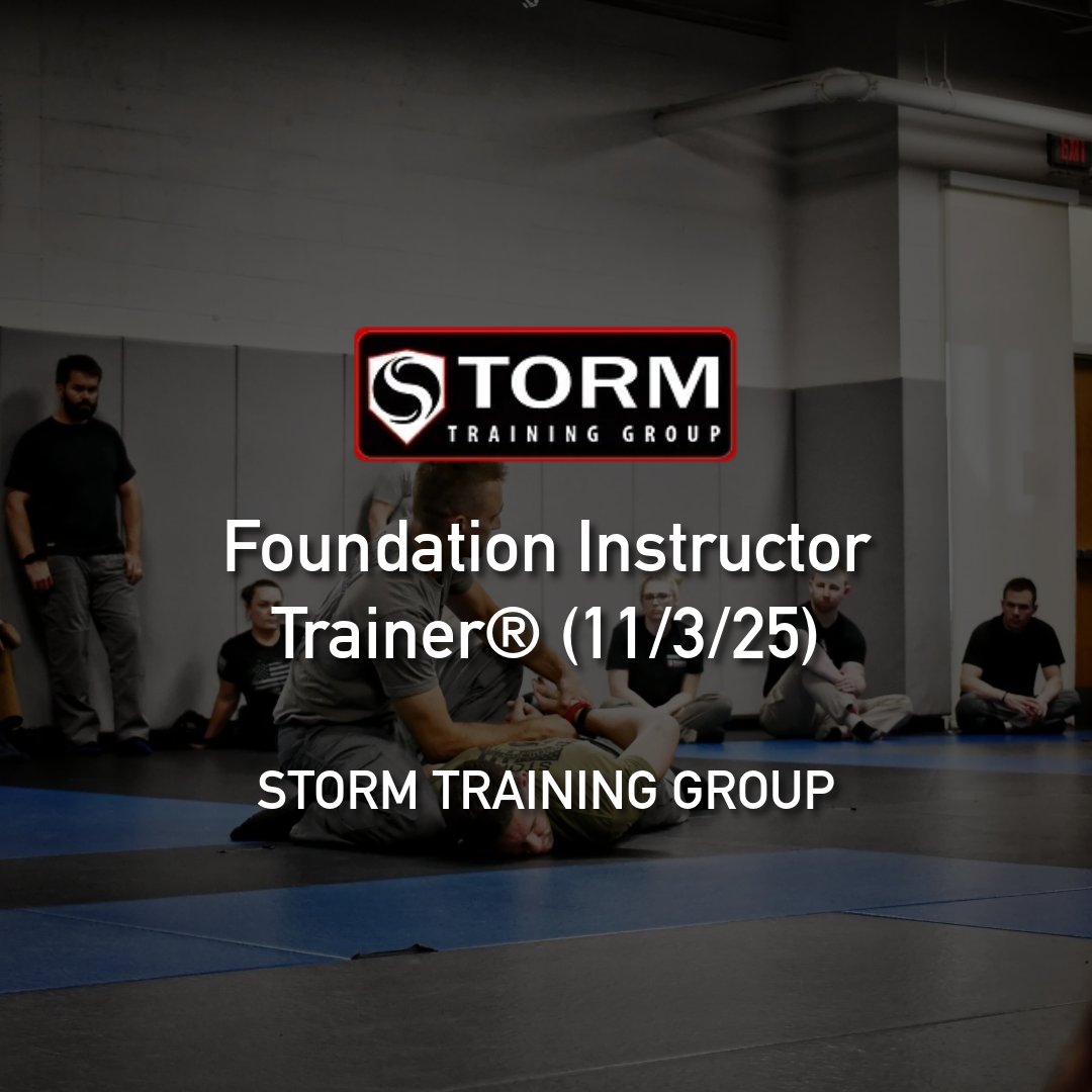 WrapTechInc's tweet photo. Join STORM Training Group for their Foundation Instructor Trainer® course on Nov 3, 2025. 

Boost training outcomes &amp; build safer communities. Register now! https://t.co/zlroTjT5KG 

#StormTrainingGroup #LawEnforcementTraining #SaferOutcomes #WrapTechnologies https://t.co/TcN2jy6CDk