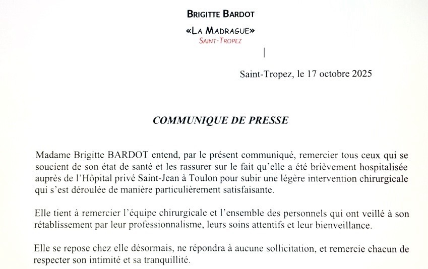 Brigitte. Tu n'as pas idée des centaines de milliers de gens qui t'aiment, pensent à toi, prient pour toi. Et je ne parle pas de ceux qui, à quatre pattes, à poils, à plumes, te chérissent comme personne, jamais, n'a été et ne sera chéri par le peuple animal.