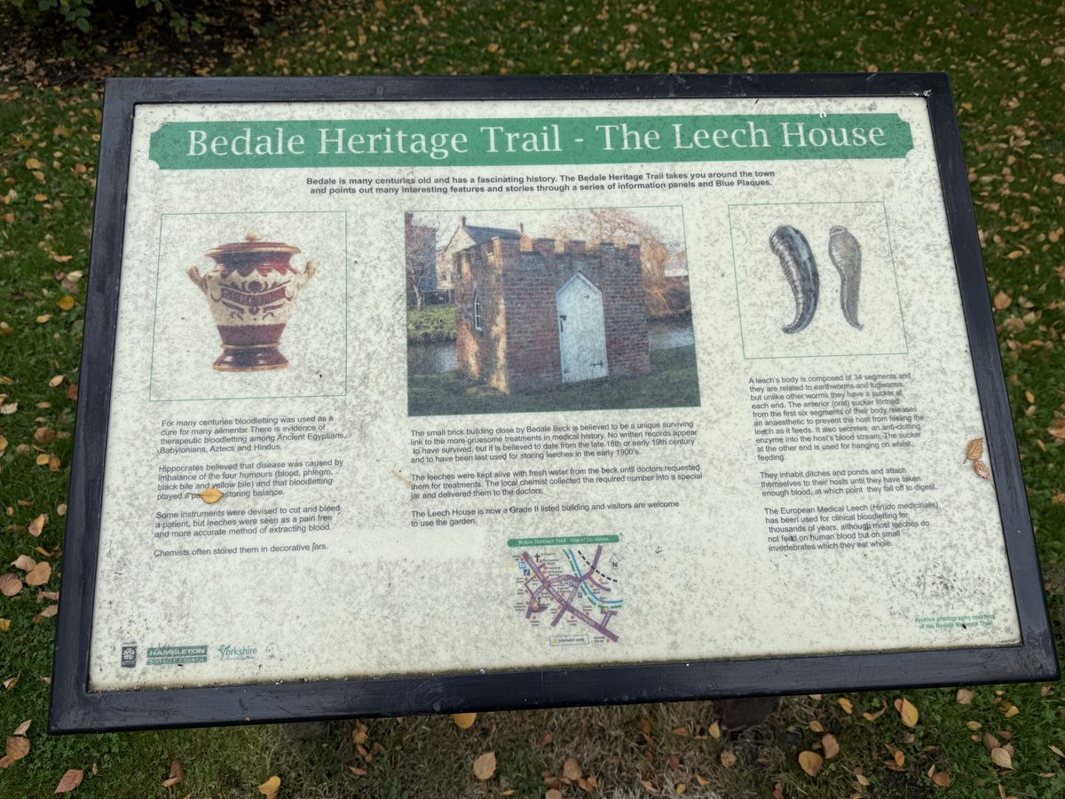 PaulWesham's tweet photo. The leech house in Bedale where the local apothecary kept their leeches!! It was shut!! More #historee😳 https://t.co/fittf5L9OA
