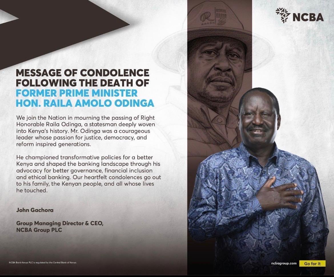 Fare thee well, Baba!  ⁦<a href="/NCBABankKenya/">NCBA Bank</a>⁩