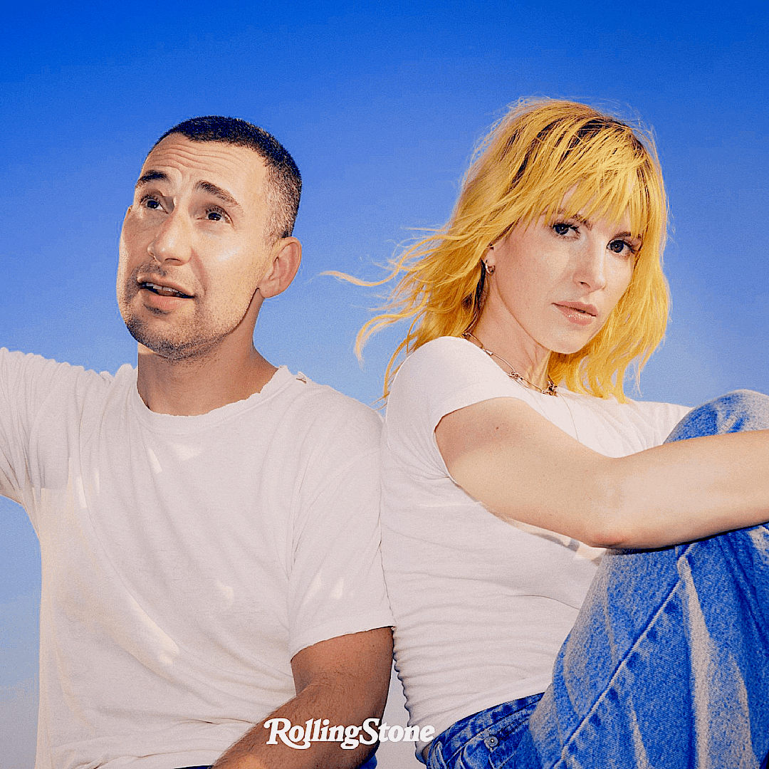 picsofhayley's tweet photo. 📷 hayley williams and jack antonoff photographed by andreas laszlo konrath for rolling stone's 'musicians on musicians' (2025) https://t.co/FlEJvFHpNr