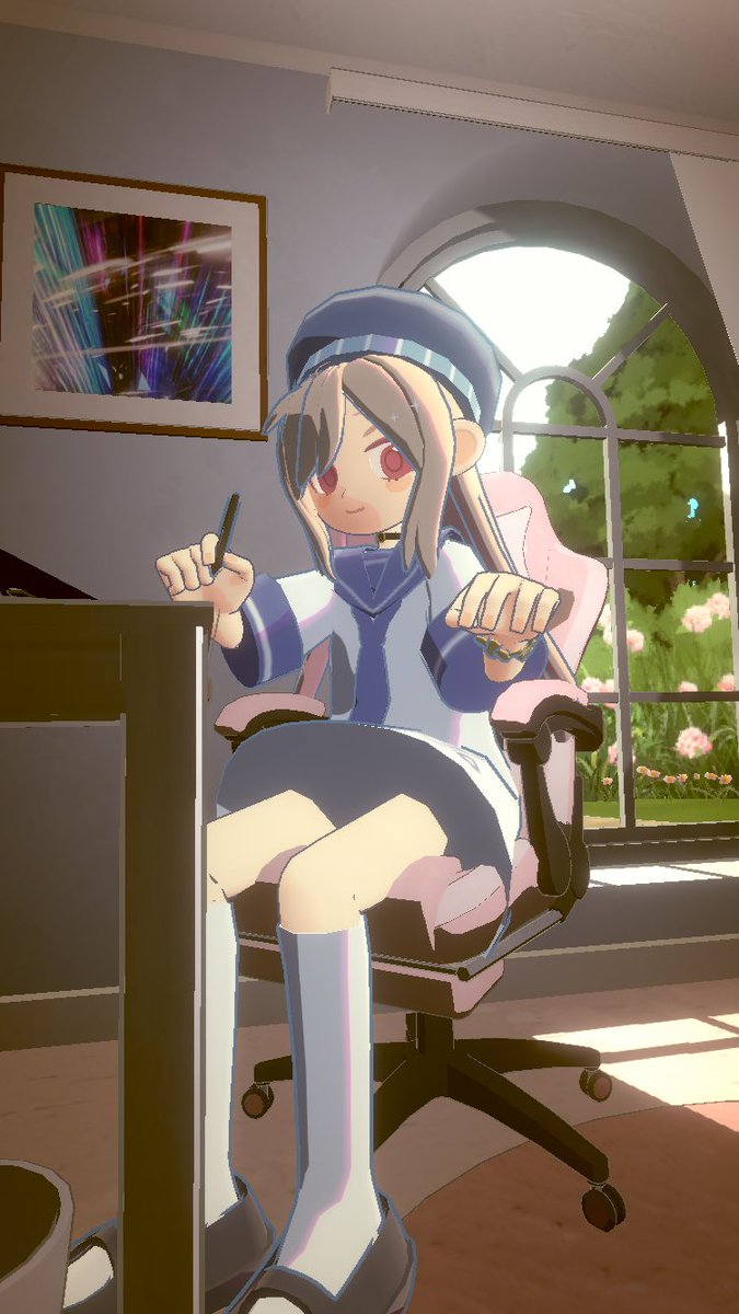 作業用にgogh入れてみました。お部屋作りが楽しくて作業が全く進みません。これからゆるっと活用していきます。