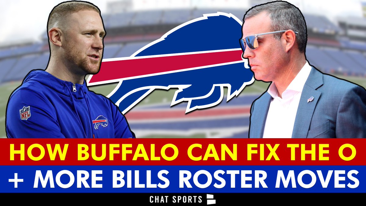Joe Brady must change his appraoch with these two players in order to save Buffalo's offense...

We break that down as well as the latest Bills roster moves: youtube.com/watch?v=Xcrmtm…

<a href="/ChatSports/">Chat Sports</a> #BillsMafia