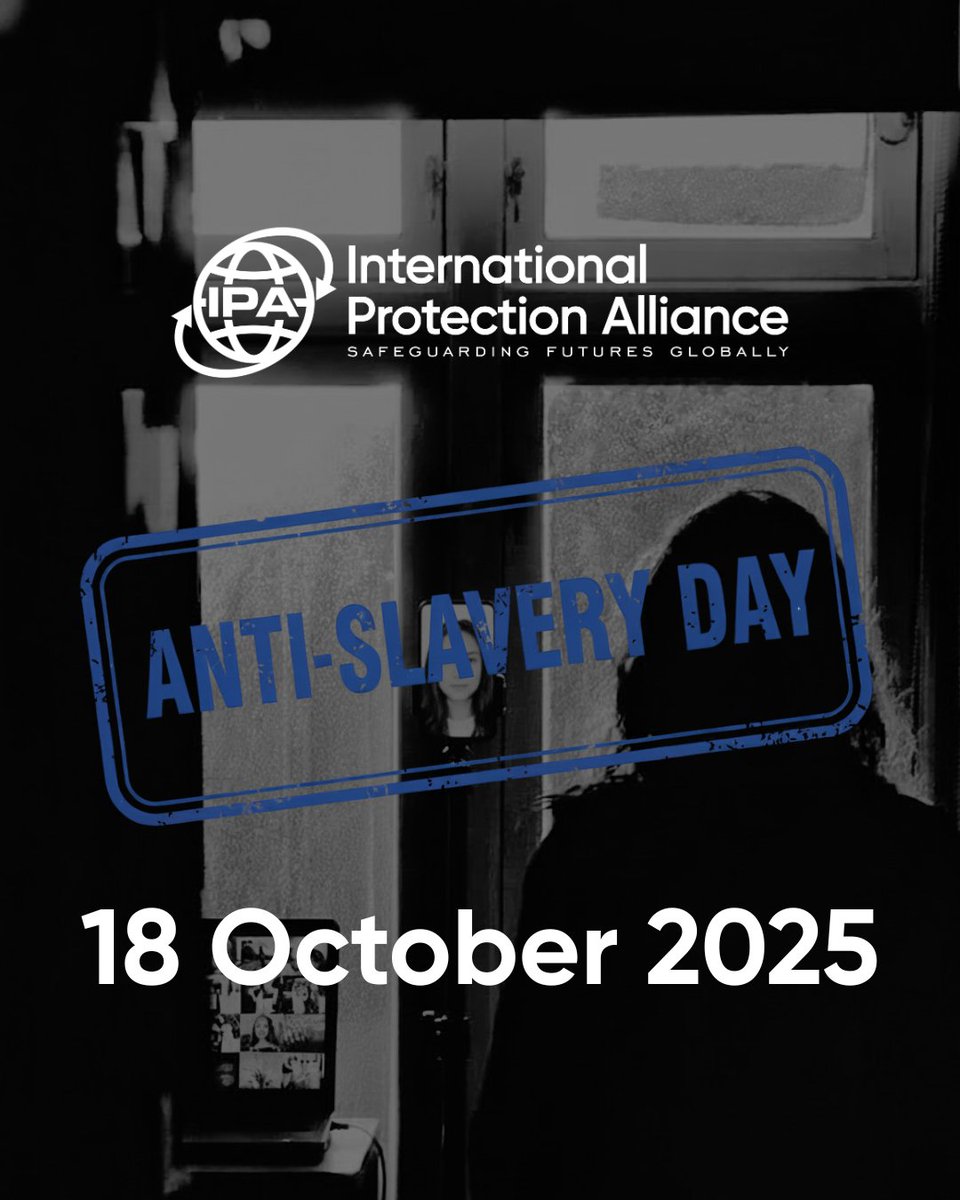 ipa_protectall's tweet image. Modern-day slavery still exists — and millions of children are caught in it.

This Anti-Slavery Day (18 Oct), take a stand with us.

Donate. Share. Spread awareness. Protect children from online exploitation

#iAmNotAnAlgorithm #EndChildExploitation #ProtectEveryChild #EndSlavery