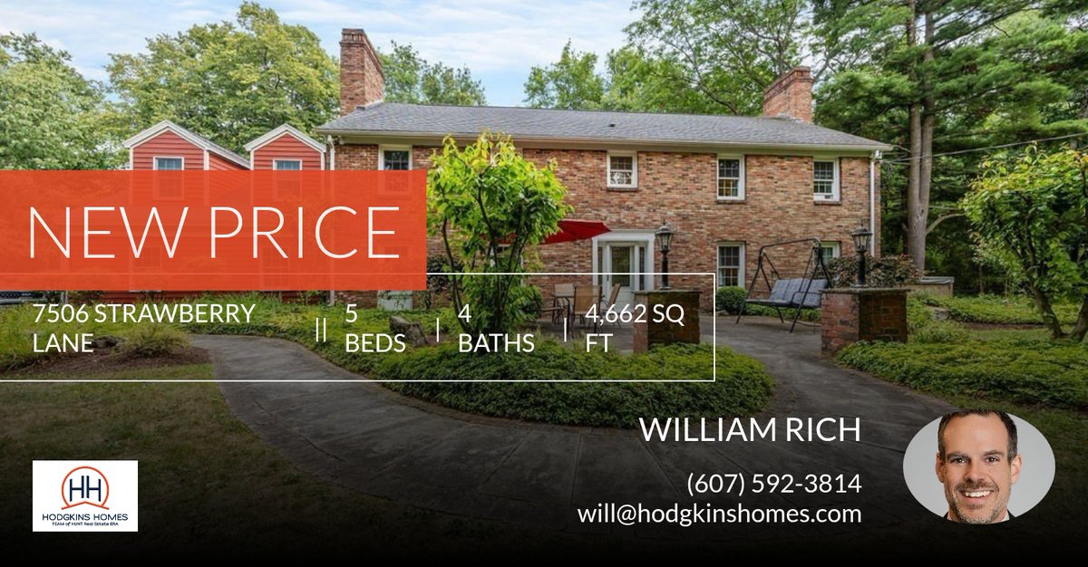 Cusehomes's tweet photo. 📍 New Price 📍 This recently reduced home at 7506 Strawberry Lane in Manlius won't last long, so, don't wait to set up a showing! Reach out here or at (607) 592-3814 for more information!

William Rich
NYS Licensed Real Estate Sal... https://t.co/mCtmRWOG0K https://t.co/fz7OIizTCf