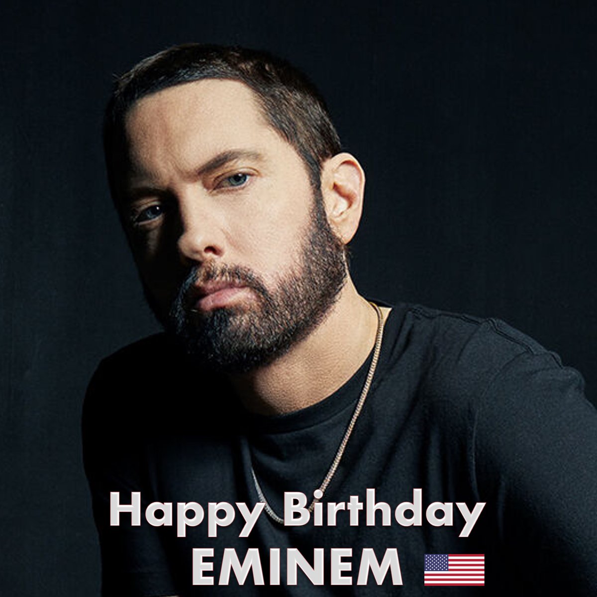 Happy 53rd birthday to the extremely attractive and massively successful history-making Grammy &amp; Oscar-winning Rapper, Songwriter, Composer, Producer, Actor, Global Icon, Hip hop Legend and Best-selling Rapstar of All Time, the One &amp; Only Eminem! 👏🎂🎉🌟🐐👑🖤🎇
#Eminem is one