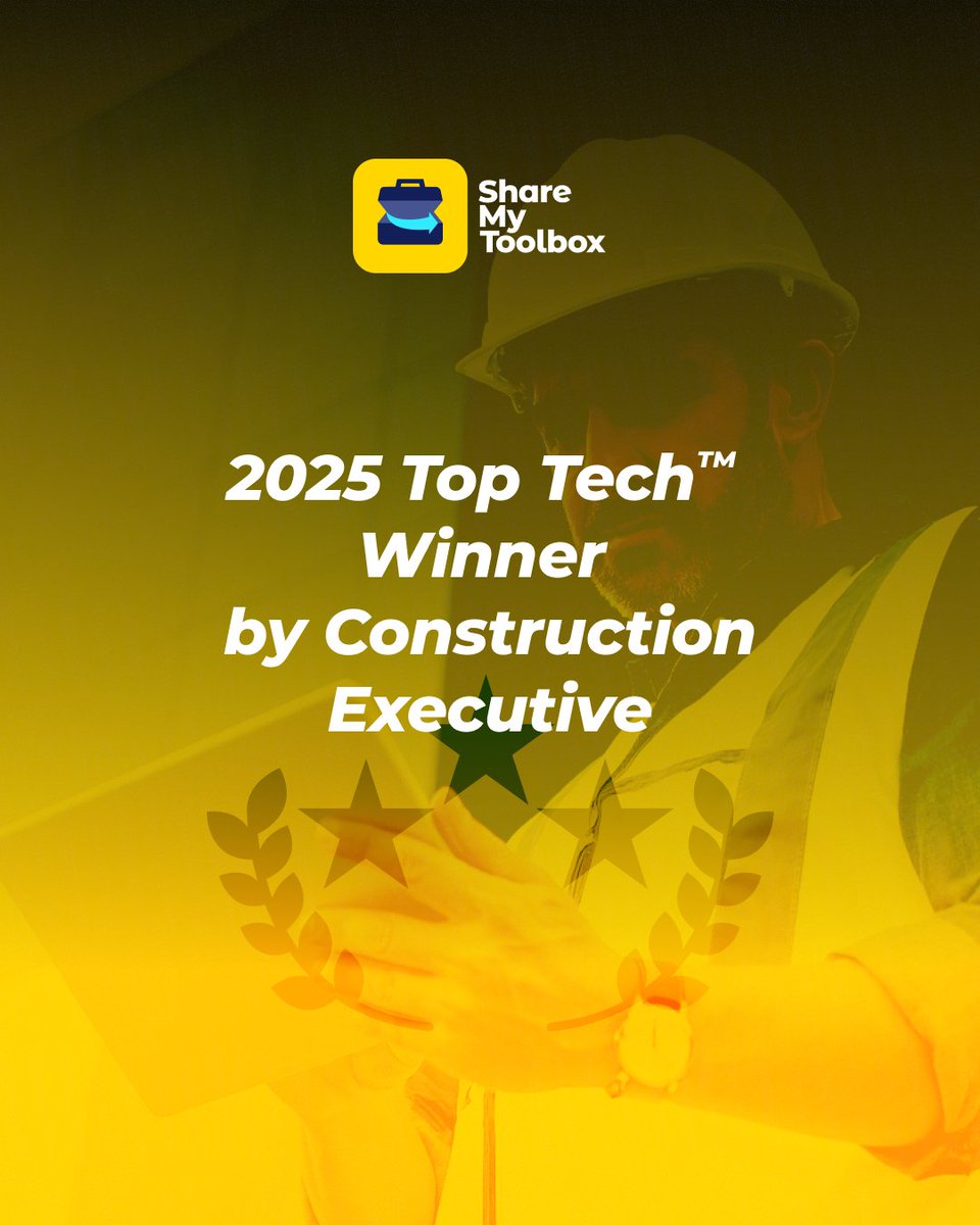 We’re proud to be recognized as a 2025 Top Tech™ award winning solution by Construction Executive!

sharemytoolbox.com/2025/10/16/sha…