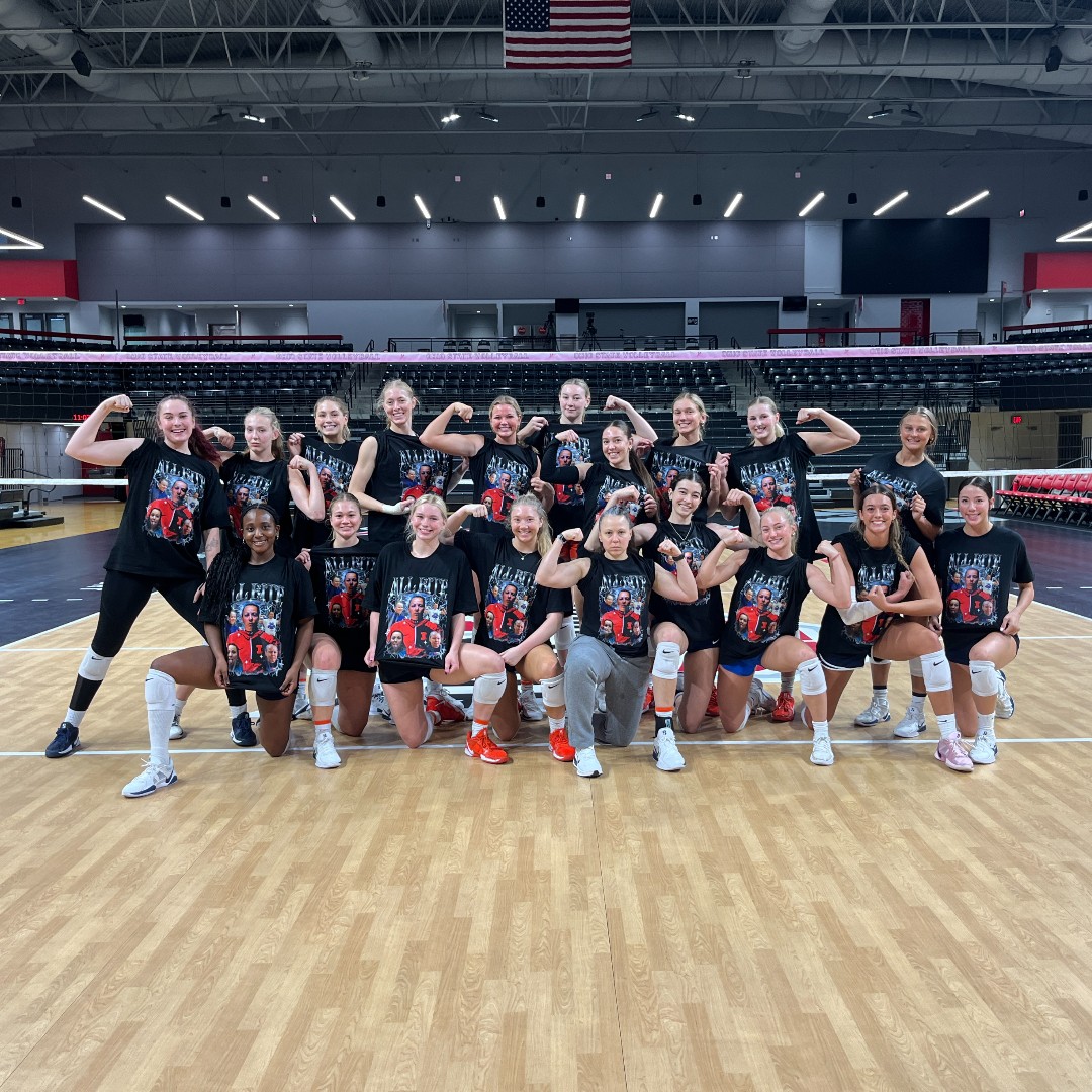IlliniVBall's tweet photo. In case it isn't clear, we love Coach Em #BeastSquad https://t.co/SHPj7UztKC