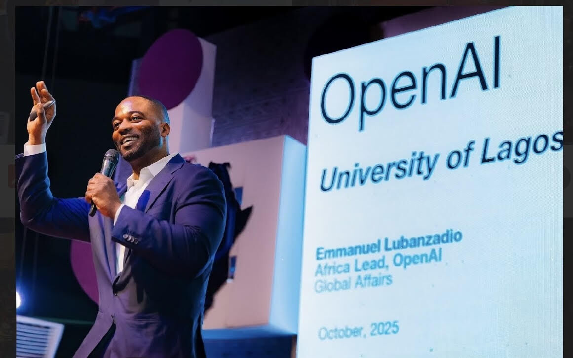 Emmanuel Lubanzadio (ADEL 2019) continues to shape the global AI landscape through his work at OpenAI, leading the launch of Africa’s first OpenAI Academy in Lagos 🇳🇬 and expanding ChatGPT Go access across the continent.
 
A leader at the intersection of technology, inclusion,