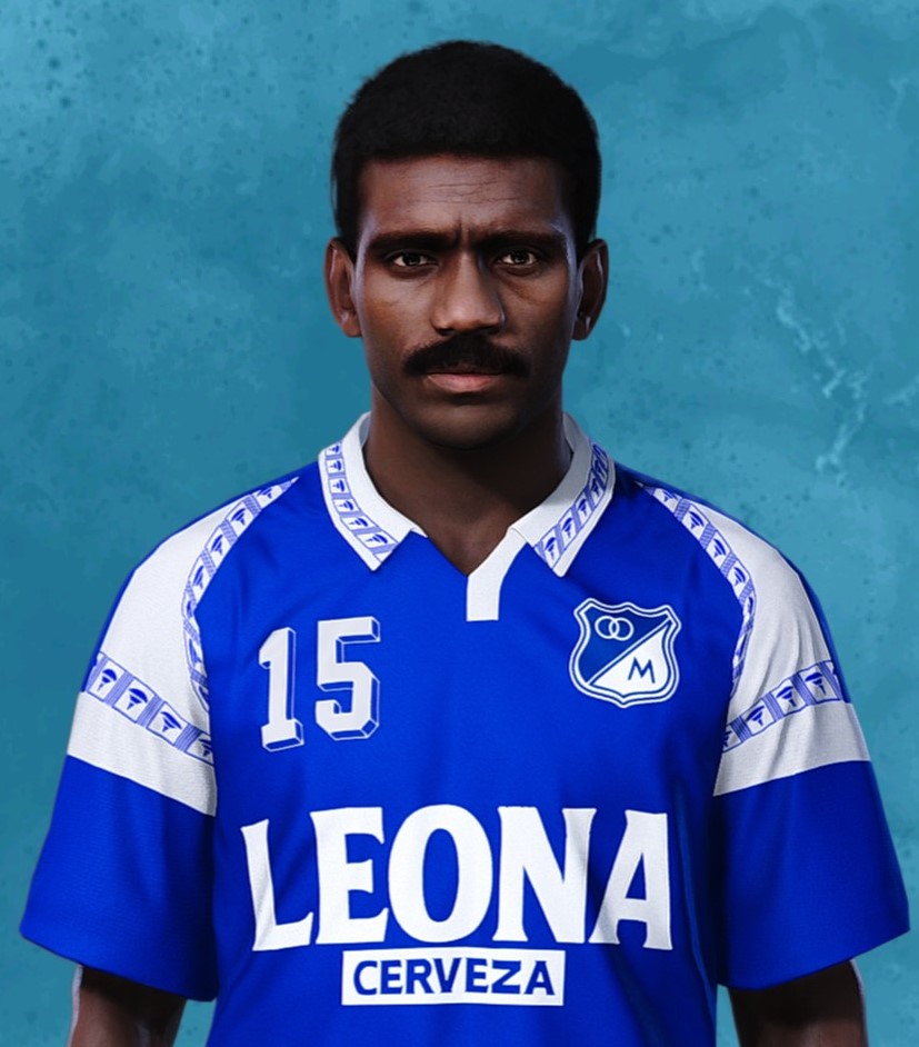 RetroVenFan's tweet image. Arnoldo “El Guajiro” Iguarán 🇨🇴
Millonarios 90s   

solo para #eFootballPES2021 PC