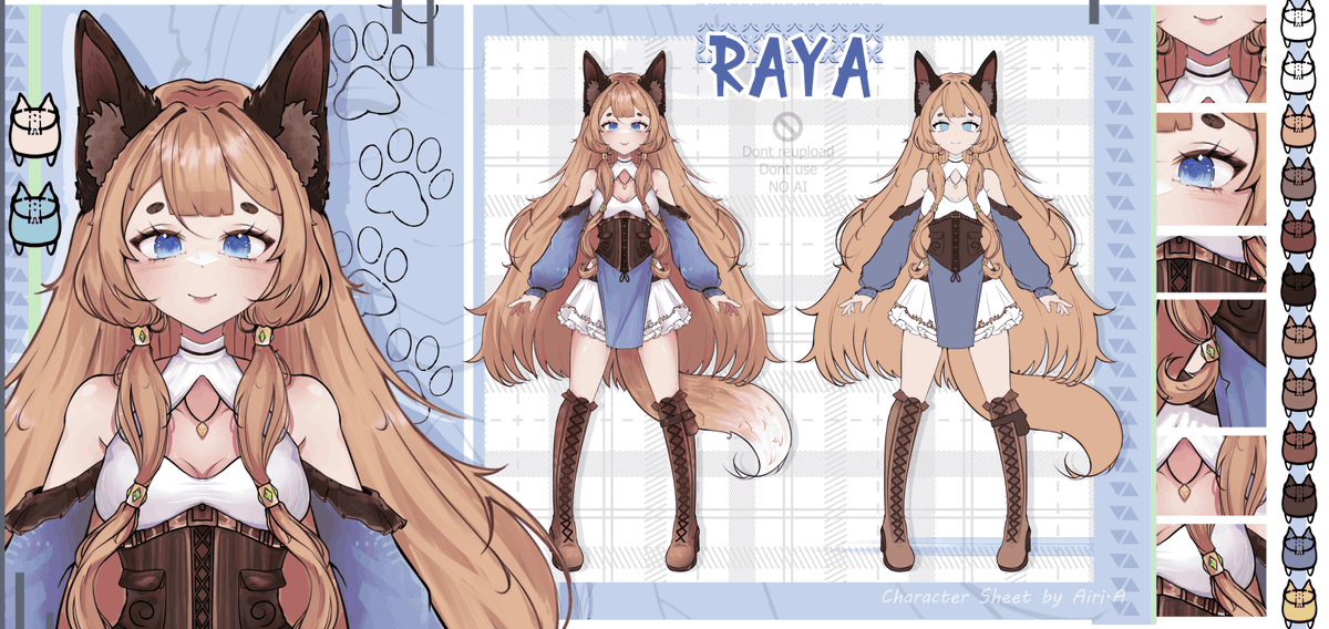 🐾Character Design for <a href="/rayabies/">rayabies</a>
Thank u for commissioning me ૮₍ ´ ꒳ `₎ა ❤️❤️

#VGen #VGenComm