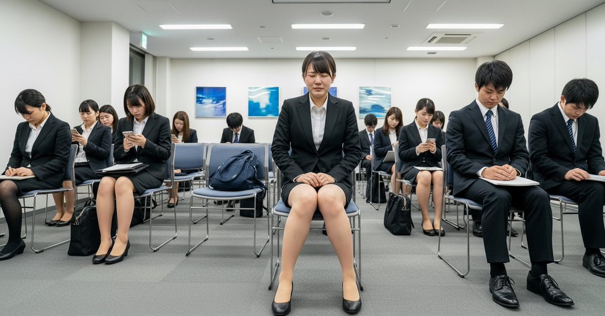 codename1375642's tweet photo. 〜リクスー性癖シリーズ〜
第一弾　面接の控え室でトイレ我慢したけど…

彼女は真帆。21歳の大学4年生。
今日は第一志望の会社の最終面接。そう彼女にとって大事な日…
彼女を含め十数人が最終面接に備え、控え室に集まっている。
真帆はいつもよりも緊張感が増していた… https://t.co/ck8dZjkUsj
