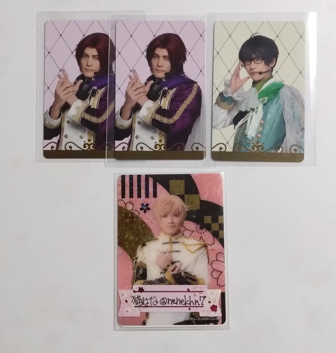 【交換】 刀ミュ シブツタ 衣裳展 ふぉとカード

譲】蜻蛉切×２  篭手切×１

求】今剣×１(今剣 含む場合のみ物吉)

郵送での交換になります。