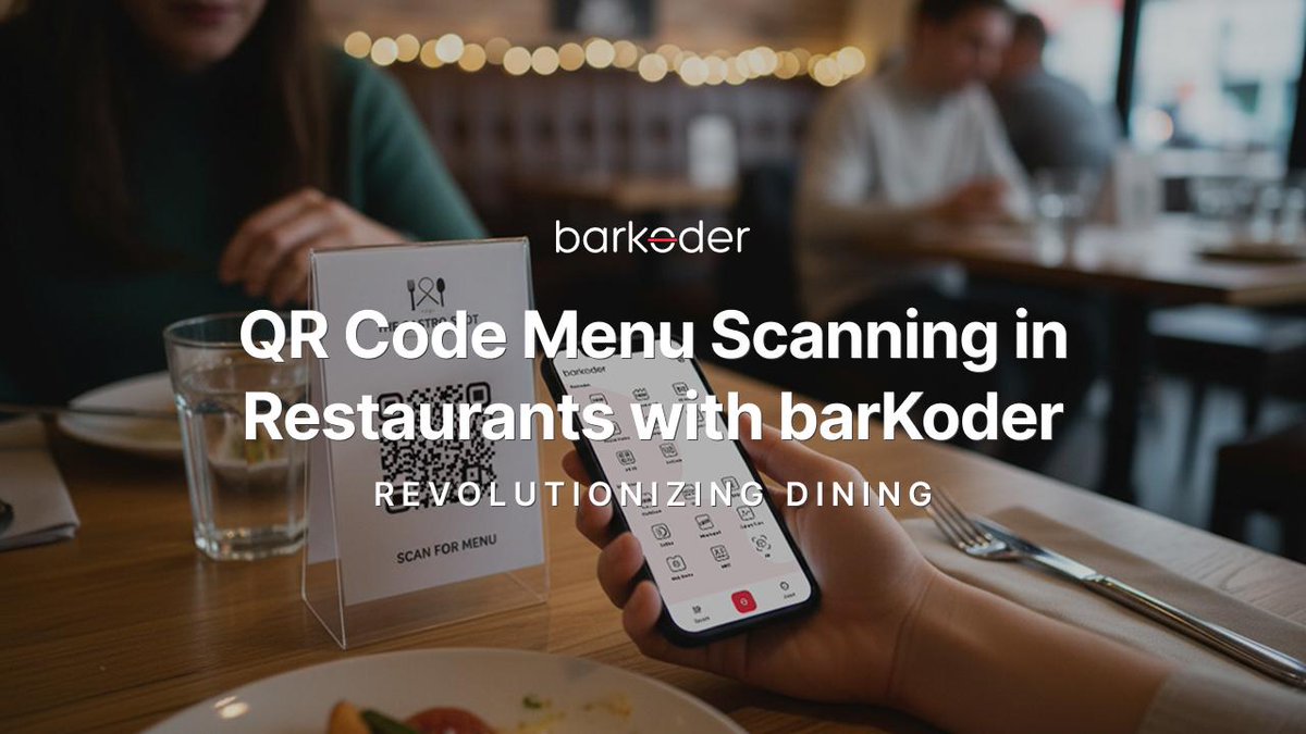 TheBarkoder's tweet image. 🍴 The future of dining is here!
See how QR code menu scanning powered by #barKoder is redefining restaurants in 2025 — faster, smarter, and contactless.
Read more 👉 barkoder.com/blog/revolutio…
#QRCode #RestaurantTech #Contactless