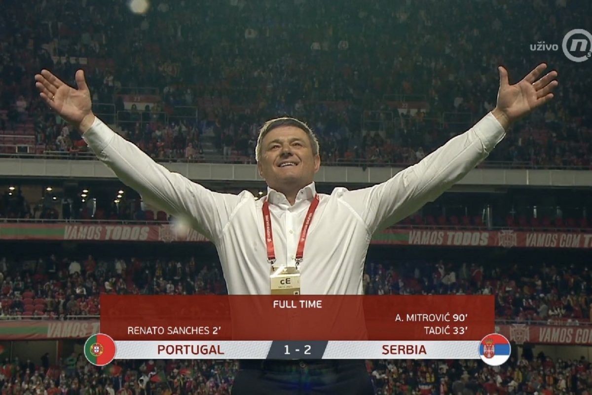 SerbianFooty's tweet photo. The fall was long &amp; painful but the rise was legendary.

He had us until Cameroon. https://t.co/1xgKip1NJ8