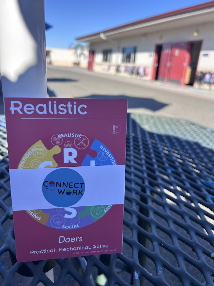 EdHidalgoSD's tweet image. A beautiful day to bring career conversations…hopes and dreams… to life for kiddos…
⁦@ConnectTheWork⁩ #RIASEC