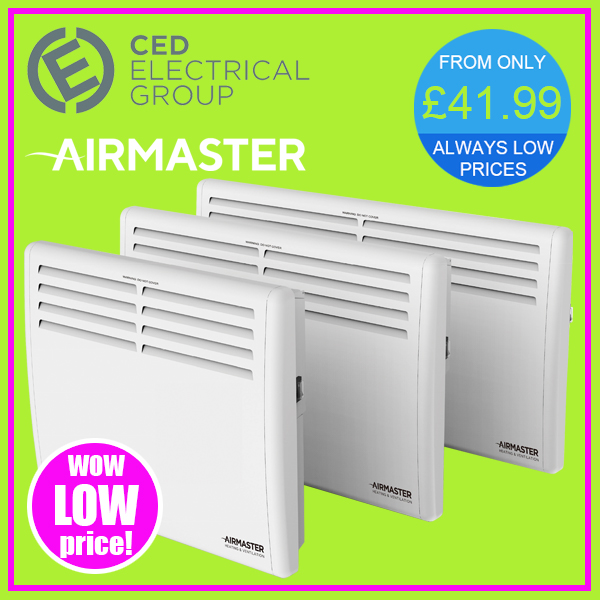 InternetElec's tweet image. Low Cost Panel Heaters. Quality on a budget.
CED Airmaster Panel Heaters from a very low £41.99 each (ex. VAT)
internet-electrical.co.uk/electric-space…