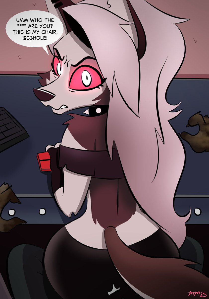 You're in her seat! 👿Comm for @The.New.Hellhound.Intern