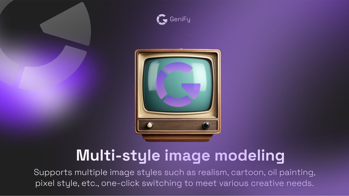 Your Friday Needs a Better Creative Tool

As we meet the end of week, it's about time to reduce the workload but enhance creativity! 🔥

Today #Genify supports multiple image styles such as realism, cartoon, oil painting, pixel, etc. 🖌️

Try out one-click switching to meet