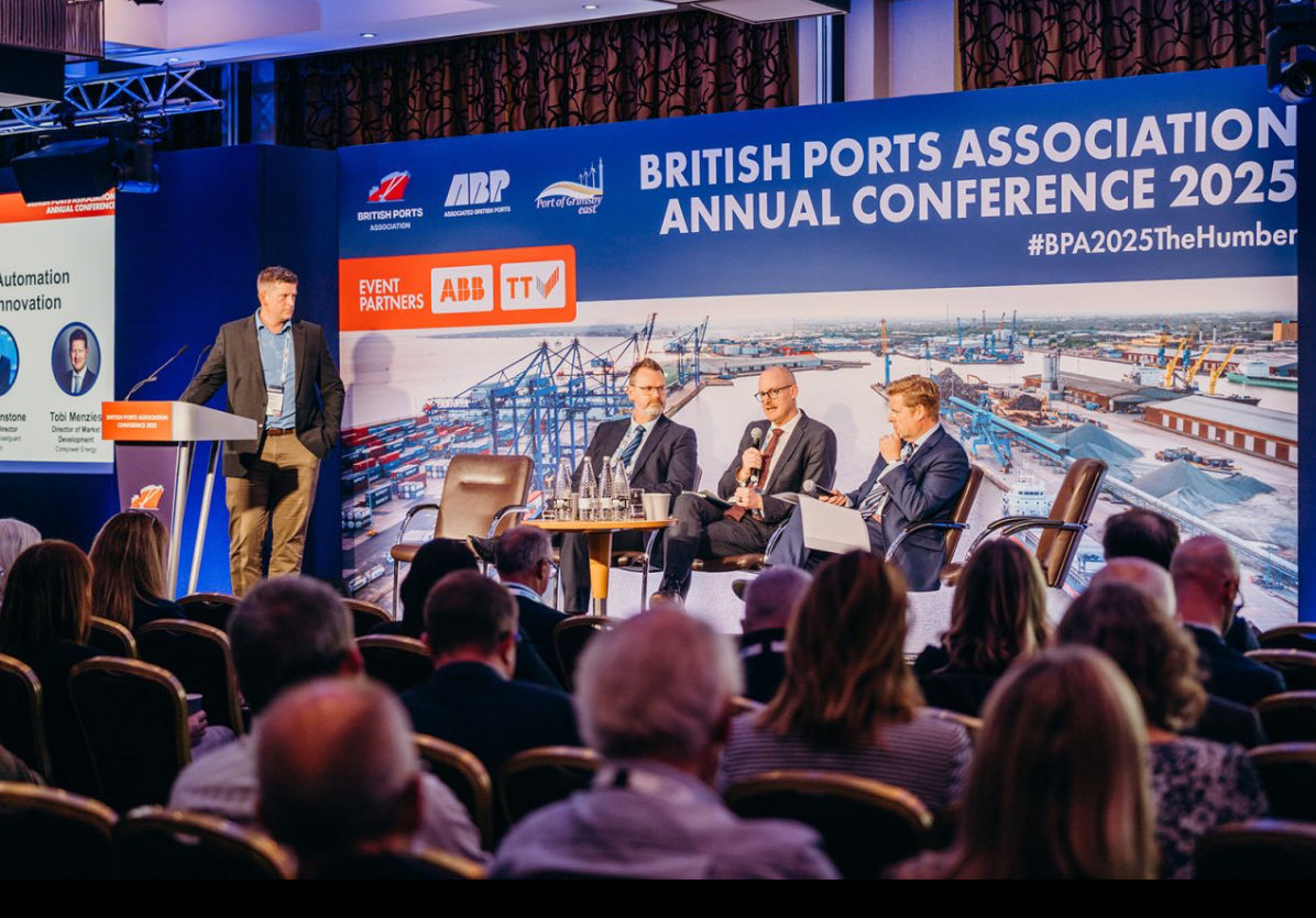 Unlike Tinie Tempah, I have now been to Scunthorpe (&amp; Grimsby) 
Brilliant couple of days at the <a href="/britishports/">British Ports Association</a> conference. Excellent panelists, always great to hear the latest from industry and other ports.     #plymouth #cattewater #maritime #BPAConference