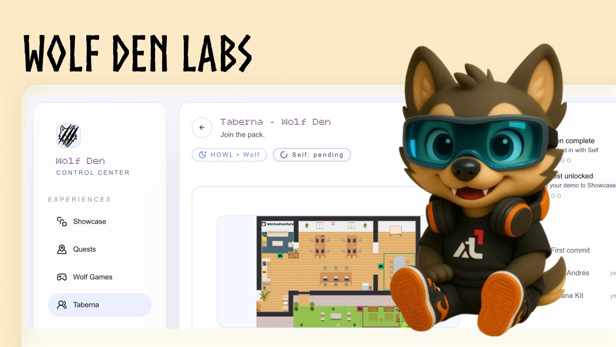 I’ll just say… building the Wolf’s Den. 🐾
