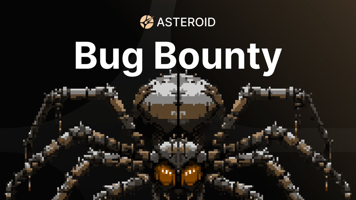 🪐 We’re launching the Asteroid Bug Bounty.
Find a security issue — get rewarded. Responsible disclosure only.
Reports: t.me/jeffrytheowl2

🛡️ A bug with incorrect profit rendering in the PNL card has already been found — and rewarded with $75.