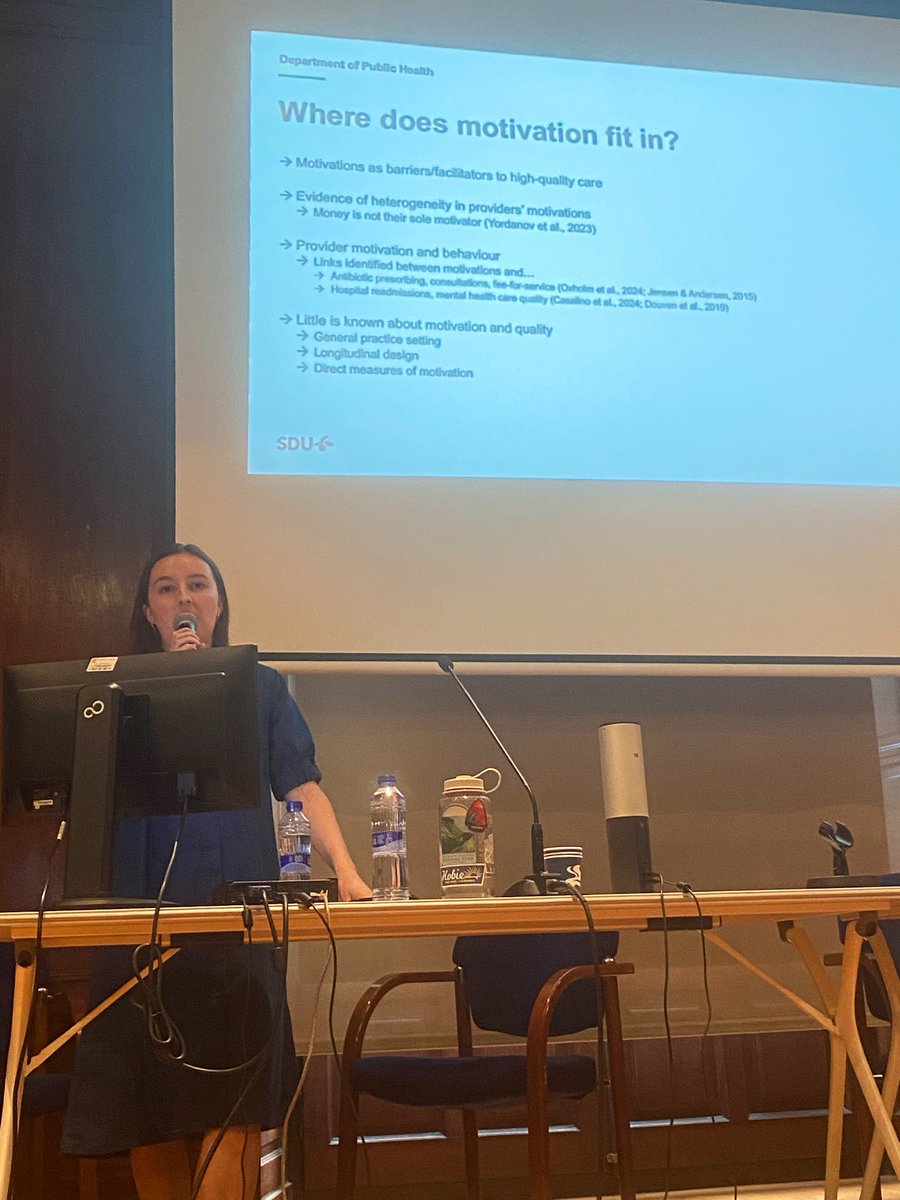 jvalaball's tweet photo. @IDIAPJGol @primariaicscat @EUFlashproject @ef_roger @Rogeresfa @ugp_IDIAPJGol @Peppomar @EDescals @Pepbaga @ErmengolComa @CatiaNicodemo @OfficialUoM @salutcat 🎯 Closing the Workshop on Economics and Primary Care, Lucy Margaret Poole (Danish Centre for Health Economics) presents
“Motivated to care? The importance of provider motivation for healthcare quality.”
@EUFlashproject (#FLASHproject) 🌍💡
#PrimaryCare #HealthEconomics #Research https://t.co/fi7RM7fyMW