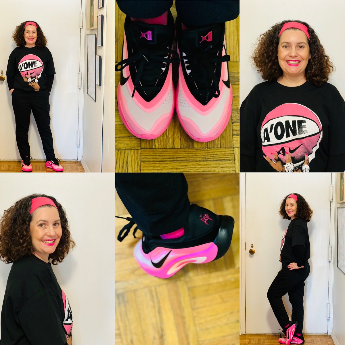 Photoshoot Fresh celebrating <a href="/_ajawilson22/">A'ja Wilson</a> &amp; <a href="/LVAces/">Las Vegas Aces</a> <a href="/WNBA/">WNBA</a> championship W congrats on anotha 1 &amp; showing 🩷 #BreastCancerAwarenessMonth Rocking Leo lights <a href="/nikebasketball/">Nike Basketball</a> &amp; A’One tee to make the outfit complete on a #firefridays 🔥 <a href="/jayguidos/">Jay 🤟🏽💜💛🇸🇻</a> What are you rocking today ?