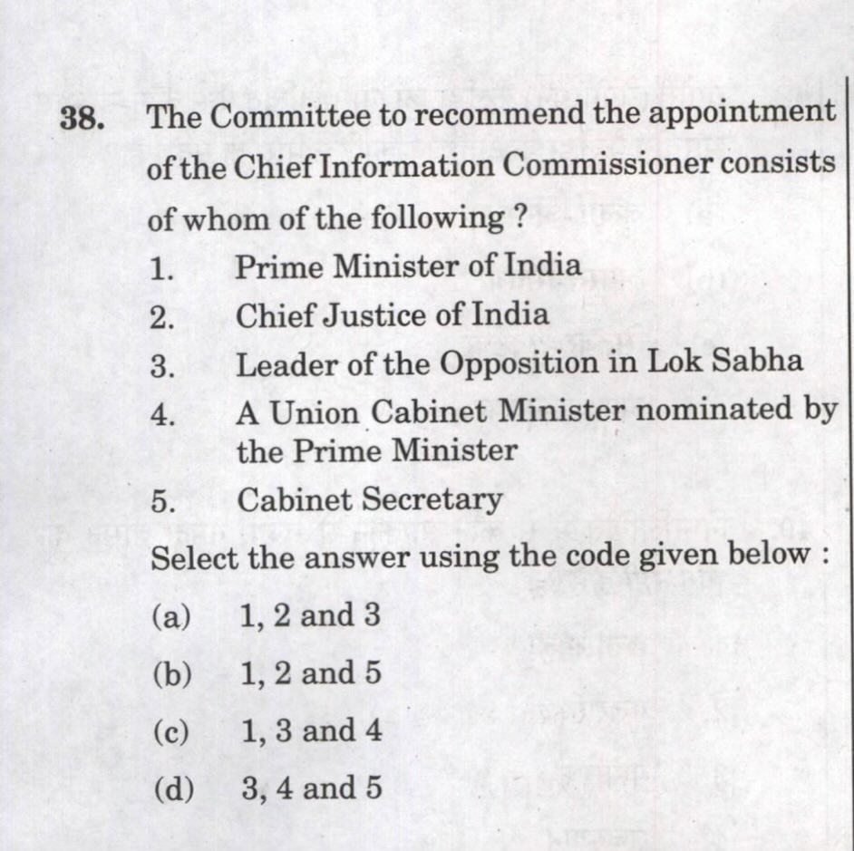 Exam-Central Industrial Security Force AC(EXE) LDCE-2025, 
Subject - Polity
#UPSC #UPSCPrelims2026 #CAPF #CISF #NDA #CDS