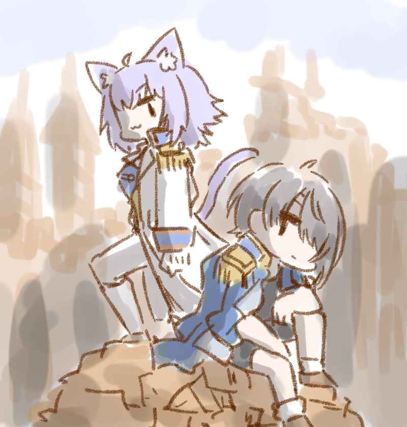 猫又おかゆ 「」|ねこやまのイラスト
