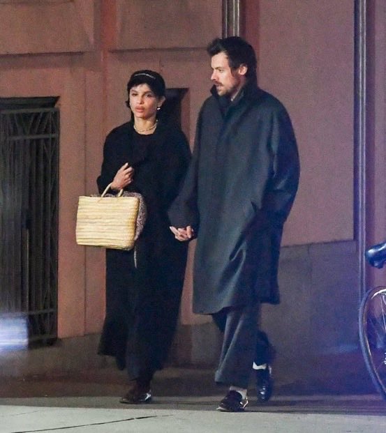 HS_News_'s tweet image. More of Harry and Zoë Kravitz in New York City last night
- October 16, 2025