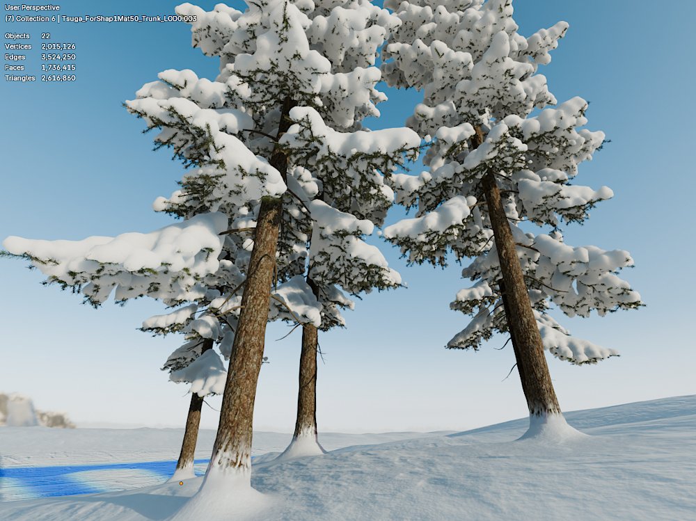 MastTwentySix's tweet image. WIP trees in WIP Snowboarding game #unity #unity3d #ssx #ssxtricky #ssx3 #snowboarding