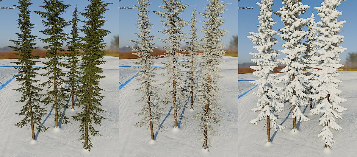MastTwentySix's tweet image. WIP trees in WIP Snowboarding game #unity #unity3d #ssx #ssxtricky #ssx3 #snowboarding