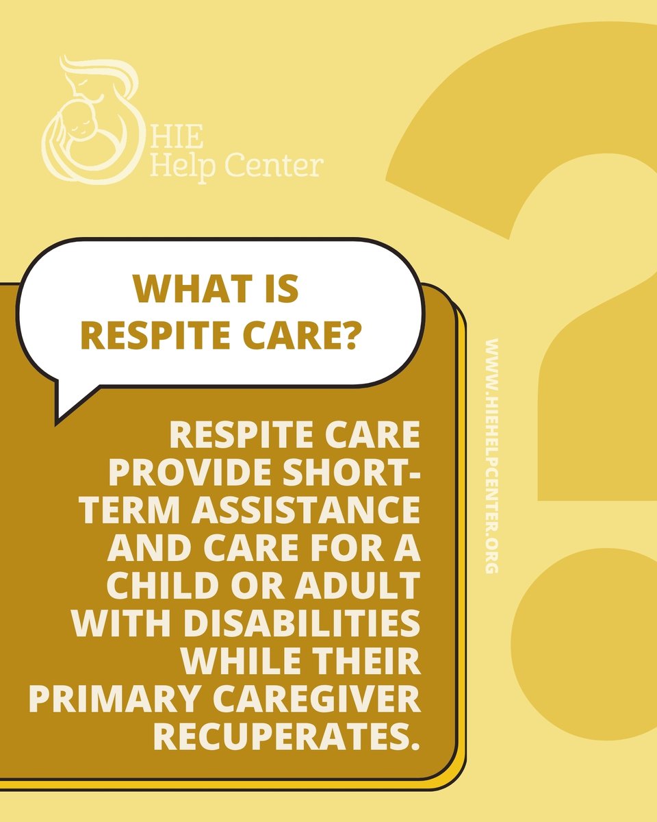 HIEHelpCenter's tweet image. Parenting a child with disabilities can be incredibly rewarding, but also physically and emotionally draining. Respite care offers a chance to rest, reset, and return with more energy and clarity.

Learn more about respite care and what it has to offer:

🔗hiehelpcenter.org/caregiving/get…