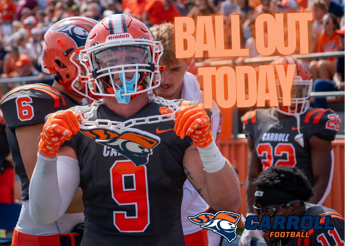 Thank you <a href="/CoachMantas/">Nick Mantas</a> from <a href="/piofootball/">Carroll U Football</a> for the well wishes!!!