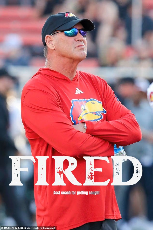 ExpectedValue69's tweet photo. 🚨BREAKING: Lance Leipold FIRED his assistant who was caught on a half dozen cameras planting a pocketknife on the sideline to draw a flag against Big 12 conference foe Texas Tech.
When asked for comment, Leipold didn’t sugarcoat it:
“He got caught.”
Concise. Cold. Coach-speak.
The Kansas Jayhawk faithful are just happy to be moving on from this, otherwise, routine 42-17 thumping in Lubbock, Texas.