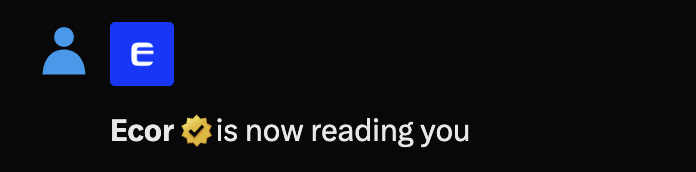 ecor_token's tweet image. Are there any loyal fans?