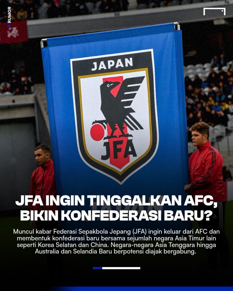 Media Irak UTV melaporkan, Jepang berencana untuk meninggalkan AFC lantaran ketidakpuasan terhadap kebijakan yang ditetapkan oleh konfederasi benua Asia itu.

Perubahan format ACL Elite yang dipusatkan di Arab Saudi hingga keputusan yang merugikan Vissel Kobe di ACL Elite membuat