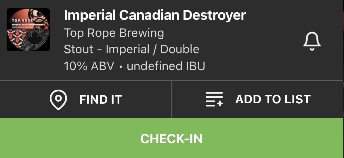 Happy Friday to the Legend’s Lounge, and a very Happy Birthday to the one and only <a href="/andyhmurray/">Andy H. Murray</a>!  I think I remember you really liking this beer, so cheers to you my very good friend! Will be breaking the dry spell tomorrow at 3 different breweries. Love you brothers, cheers! 🍻
