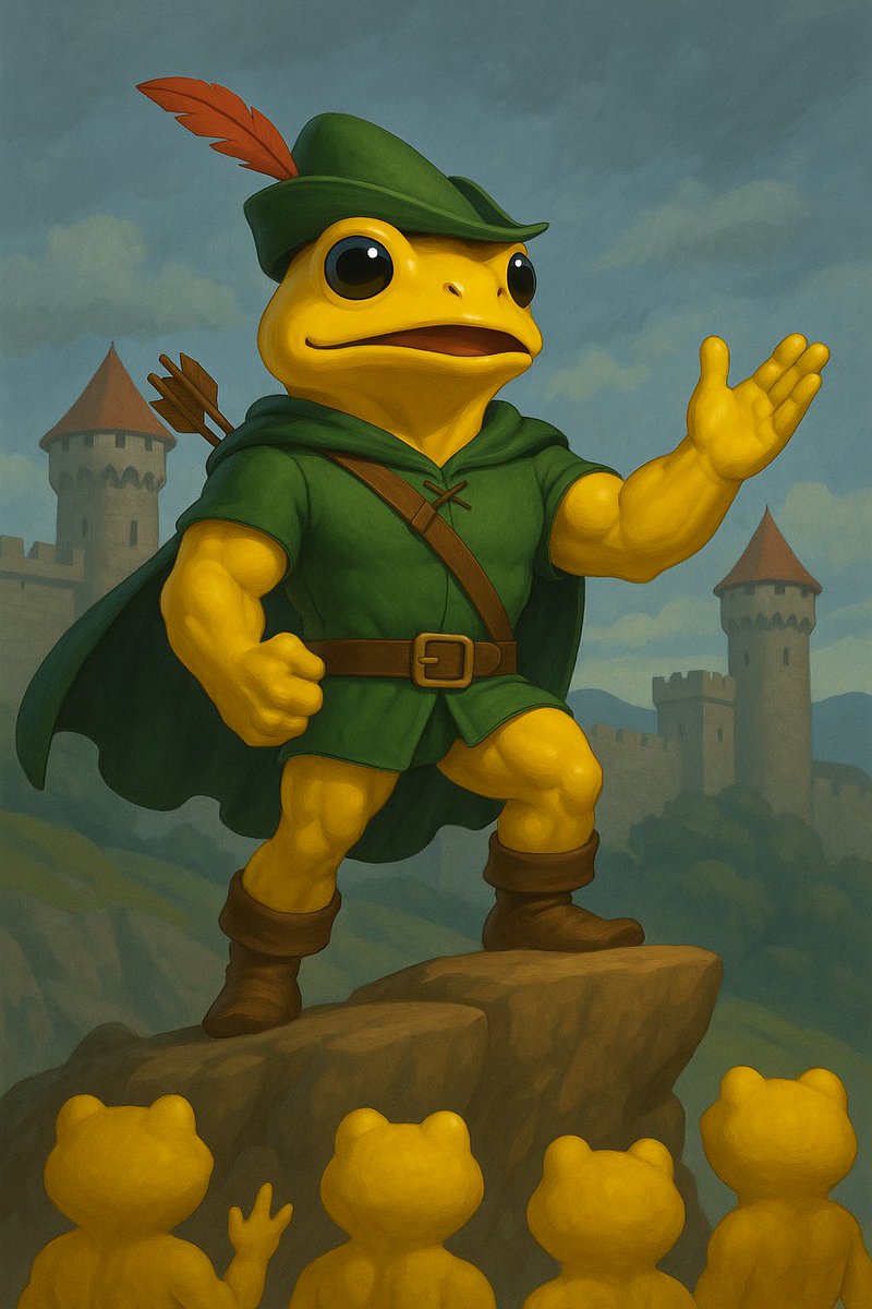 🚨 Day 154 of asking <a href="/RobinhoodApp/">Robinhood</a> &amp; <a href="/vladtenev/">Vlad Tenev</a> to list the people’s memecoin $TURBO 🏹🐸

While others wait in silence, the Turbo Toad stands tall like a leader on the cliff, rallying the strongest community in crypto to march forward together 💪💛

We don’t beg. We build. We