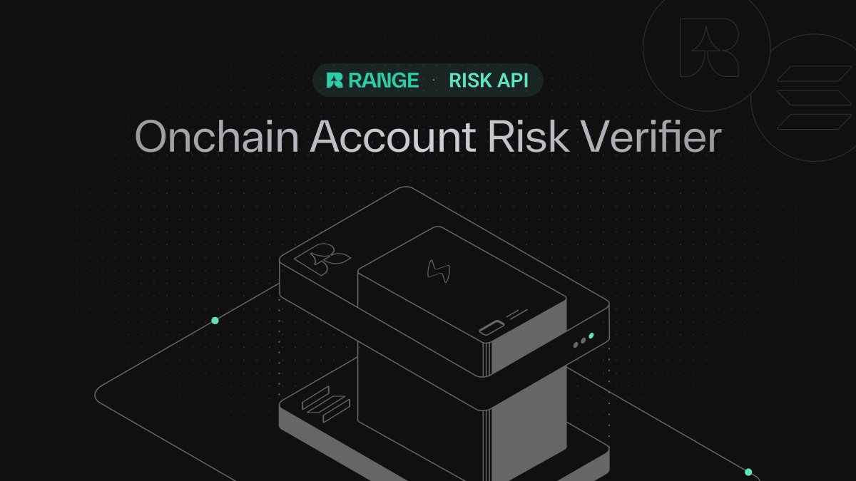 1/ 🛡️ Risk Intelligence - now onchain.

Your Solana program can now verify wallet and counterparty risk in real time, using signed, tamper-proof data.

Powered by Range  + <a href="/switchboardxyz/">Switchboard ⚡️</a>