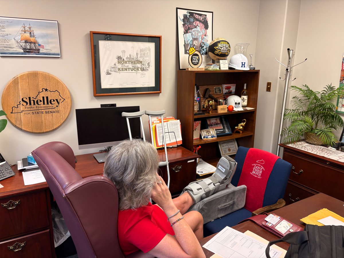 Every day I spend serving my constituency is an honor for me, which is why I won't let any ailment that may befall me prevent Kentucky from receiving the service I was elected to provide!

Our work to make Kentucky safer, healthier, and more energy efficient never ends!