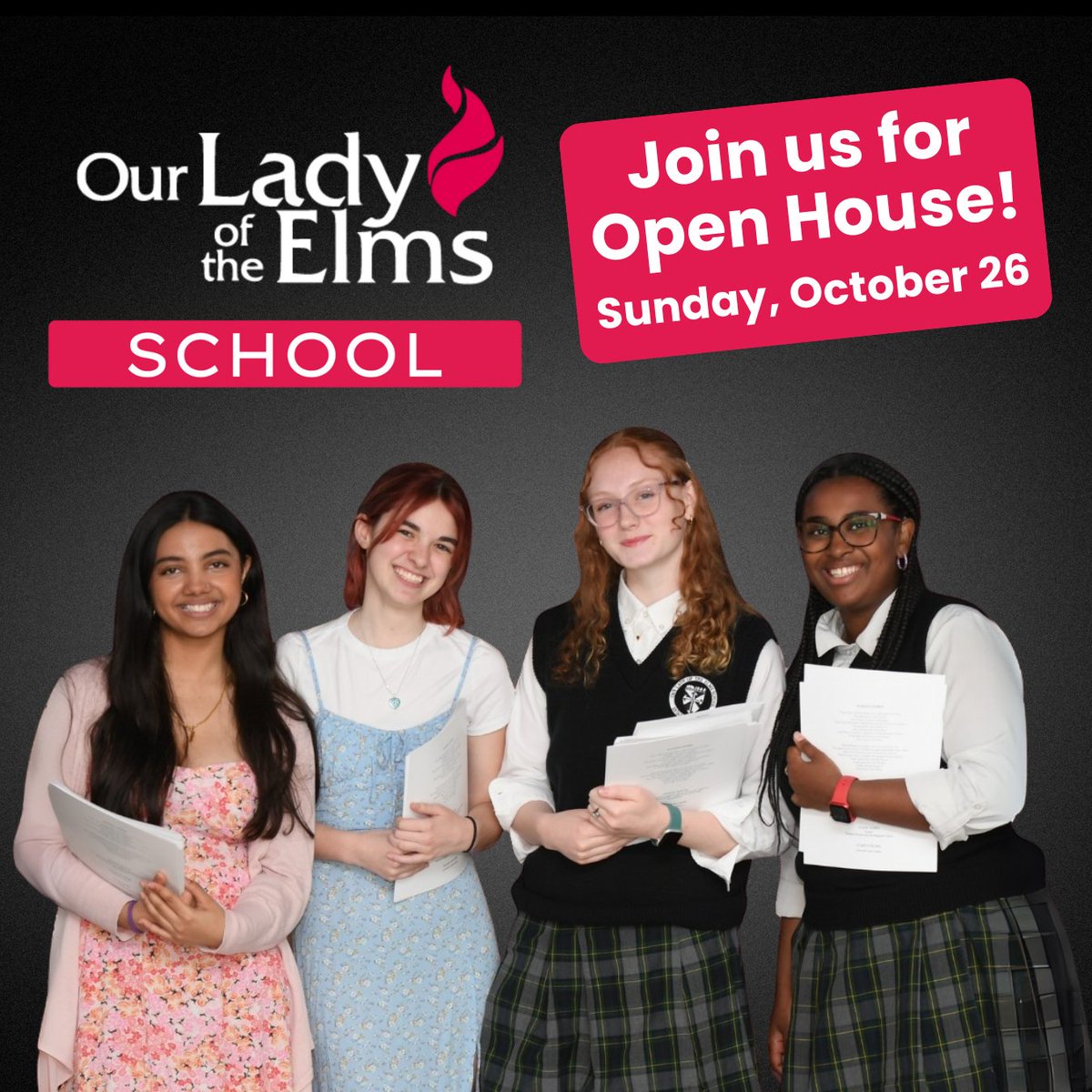 At the Elms, every girl is seen, heard, and challenged to lead — in faith and in life. 💫

Join us for our Open House
🗓️ Sat, Oct 26 | 12–2 PM
📍 Summit County’s only all-girls, K–12, college-prep school

🔗 RSVP today theelms.org/visit